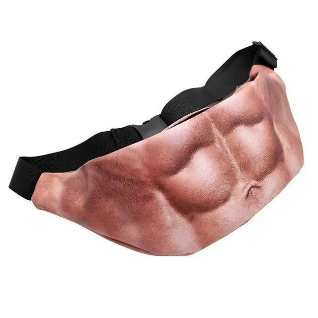 π Funny Belly Fanny Pack | Realistic Fake Belly Waist Bag for Parties & Everyday Essentials